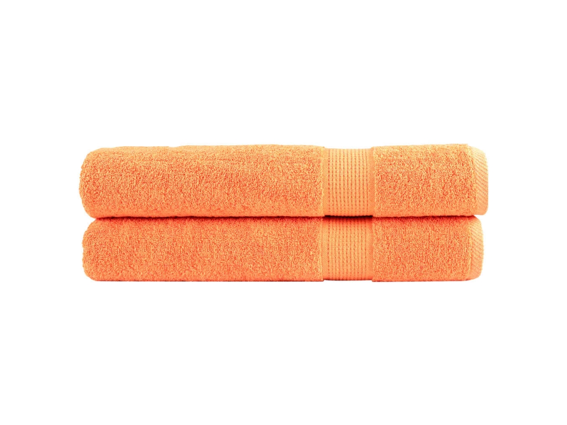 Towel, Towels Vidaxl Laranja Algodão (100 X 200 Cm)
