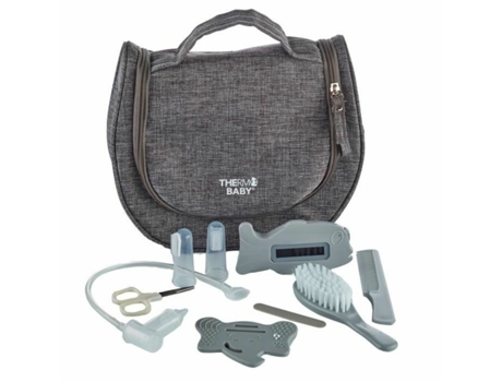 Conjunto de higiene ThermoBaby 9 Peças Cinzento