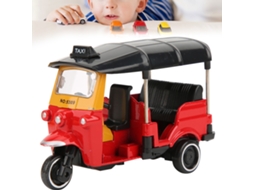 Primerox modelo de Triciclo de Liga com Função de Deslizamento Brinquedo Veículo Infantil Simulação Alta Vermelho
