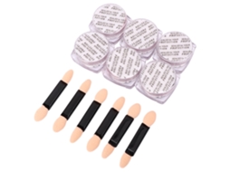6pcs Pó De Arte De Unha Glitter Pigmento 0.5g Decorativo Para Salão De Unhas Tcl-05 Com Pincéis