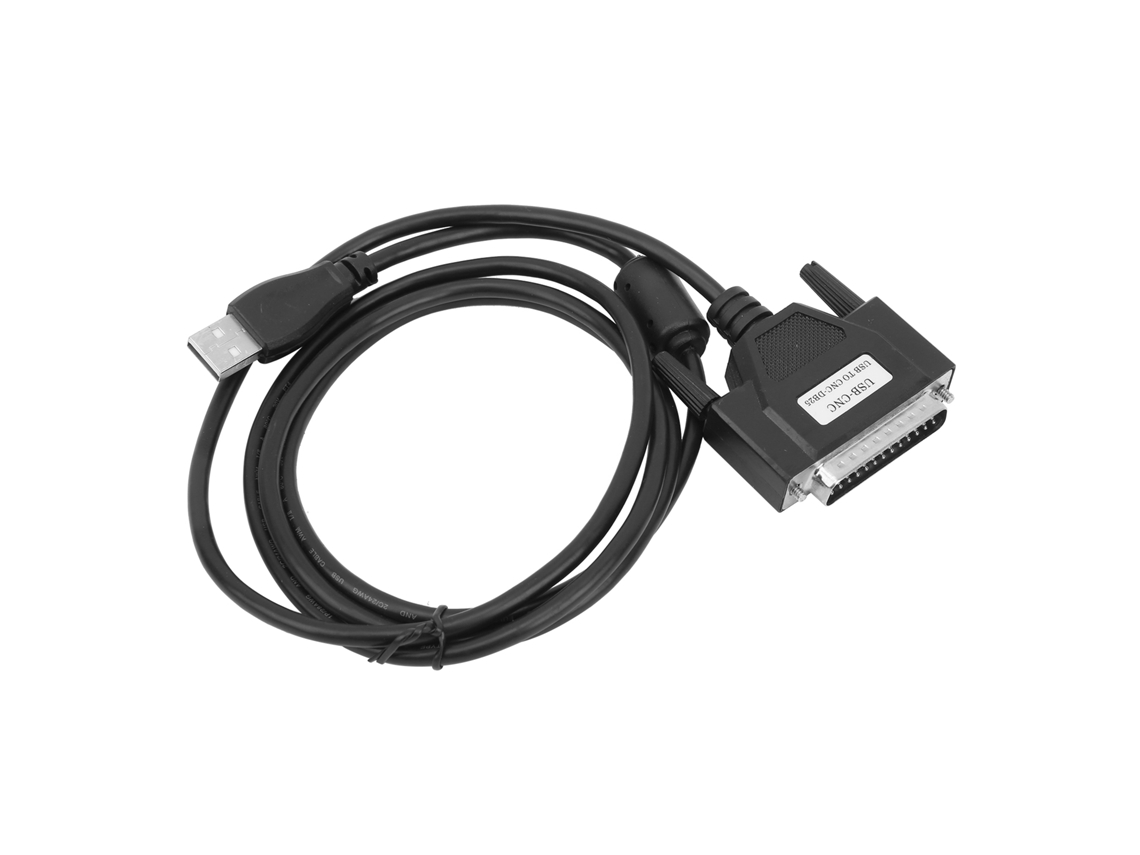 Adaptador de Cabo Usb para Paralelo para Transformador Cnc Conectores de Rede