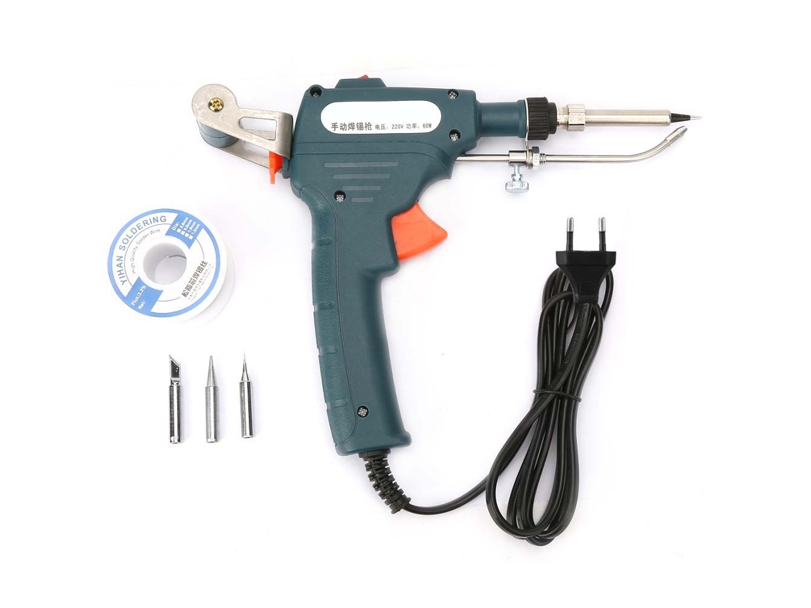 Pistola de ar quente semiautomática para estação de solda, ferramenta de solda 60w 1