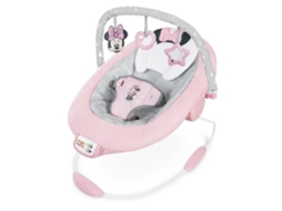 Transat Disney Baby Minnie Arco Com Brinquedos De Estimulação Disney Removível, 8 Melodias, Vibrações Relaxantes, Apoio De Cabeça Evolutivo