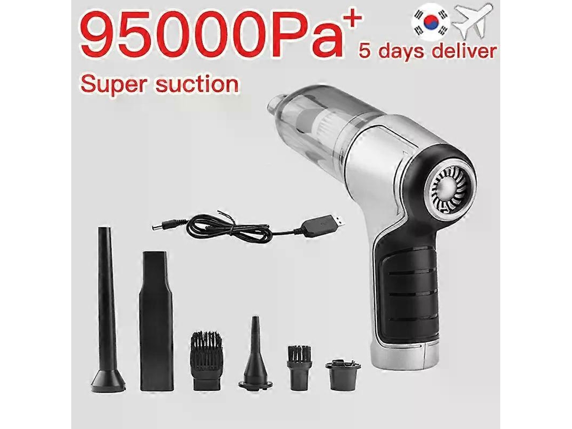 Aspirador De Pó Sem Fio Para Carro 95000pa, Aspirador De Pó Úmido E Seco, Portátil, Sem Fio, Para Casa, Carro, Uso Duplo, 3 Em 1, Aquaforge