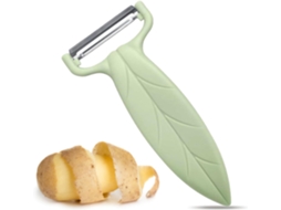 Descascador Em Y Afiado Aço Inoxidável, Leve, Durável, Verde Com Cabo Ergonômico Para Facilitar O Descascamento