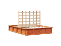 Estrutura da Cama Marrom Cera 140 X 190 Cm MAISON EXCLUSIVE