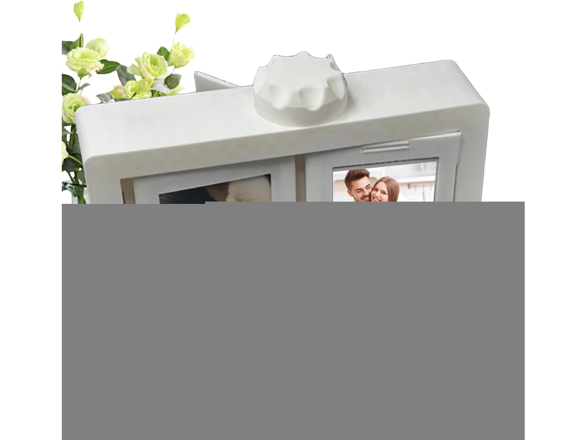 Porta-retratos Giratório 360° Para Mesa Com Manivela | Decoração De Mesa