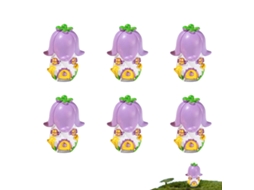 6Pcs Castelo Micropaisagismo Musgo Suculento Acessórios de Vaso de Flores Decoração de Bolo de Mesa NEVEANCE