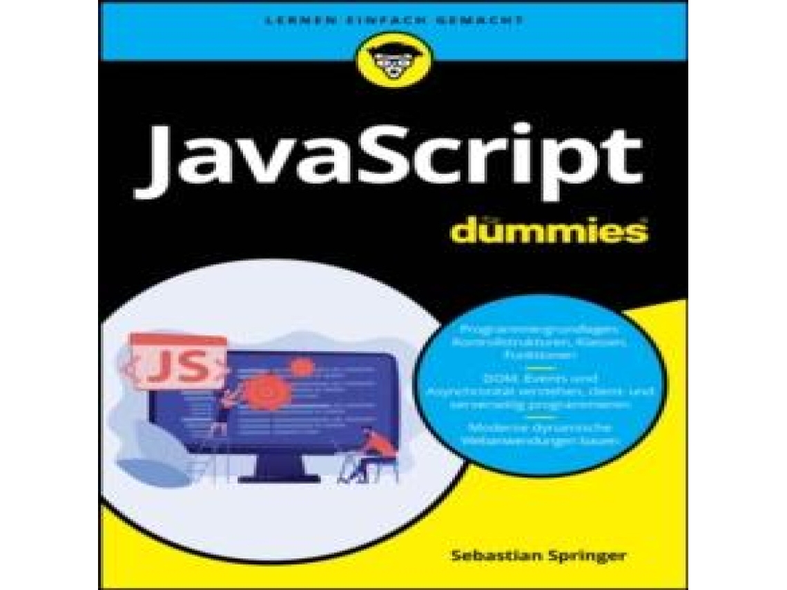 Livro JavaScript für Dummies de Sebastian Springer (Alemão)