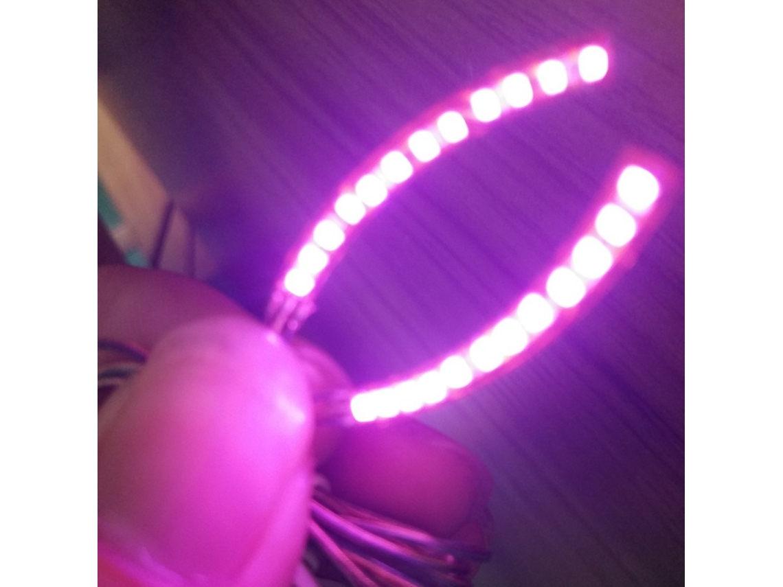 Cílios Postiços de Led À Prova D'água, Adequados para Cílios Postiços de 1cm a 1,5cm com Aplicação por Spray. MDUG (roxo)
