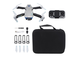 Drone Rc Quadcopter Plegável Com Câmera 4k Dupla Evitação De Obstáculos Luzes Led Para Acima De 14 Anos