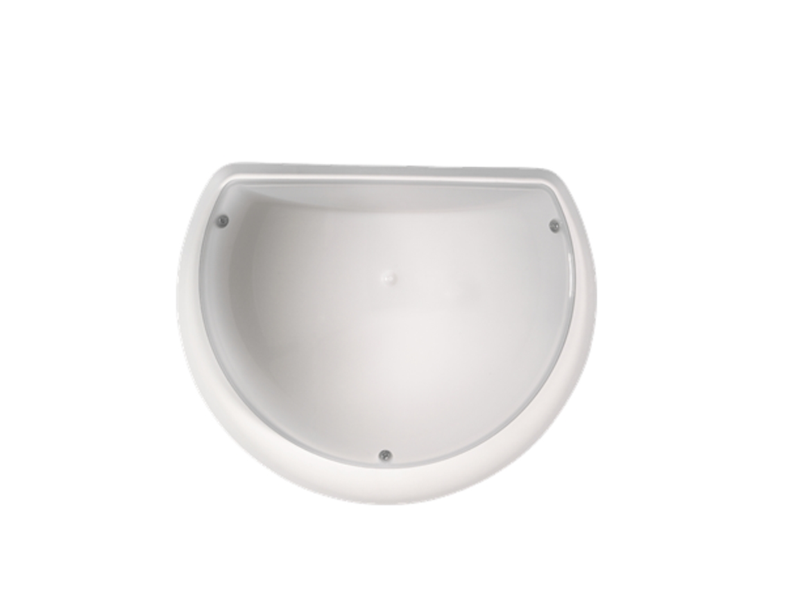A Porthole Redonda Branca com Led 9W Eq. 72W Ip54 Diam. Sensor de Hiper -Frequência de 250 Mm HOROZ ELECTRIC