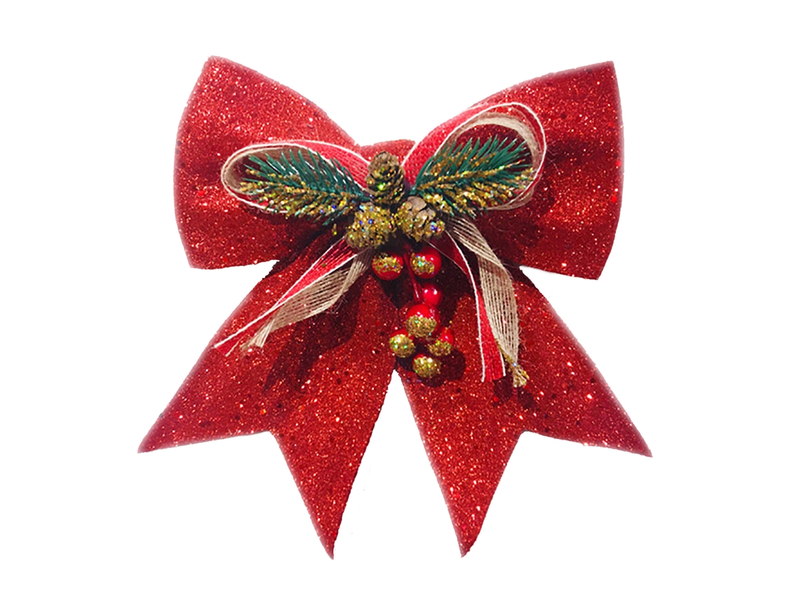 Laxiscreed Laço De Natal 3d Grande Para Decoração De Parede Em Hotel E Loja
