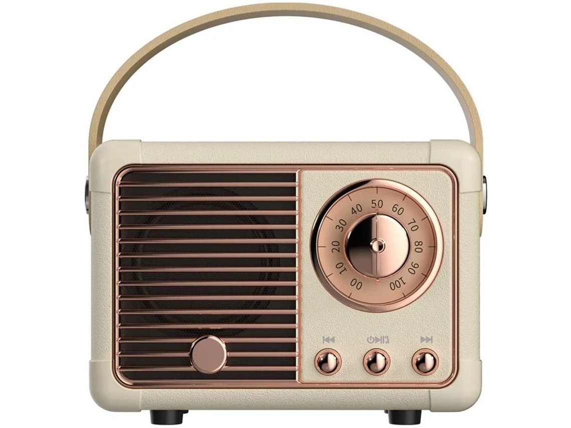 Mini Alti Falante Sem Fio Bluetooth Retrô Alti Falante Bluetooth Externo Com Som Estéreo Cristalino E Graves Ricos Alti Falante Portátil Yizhood