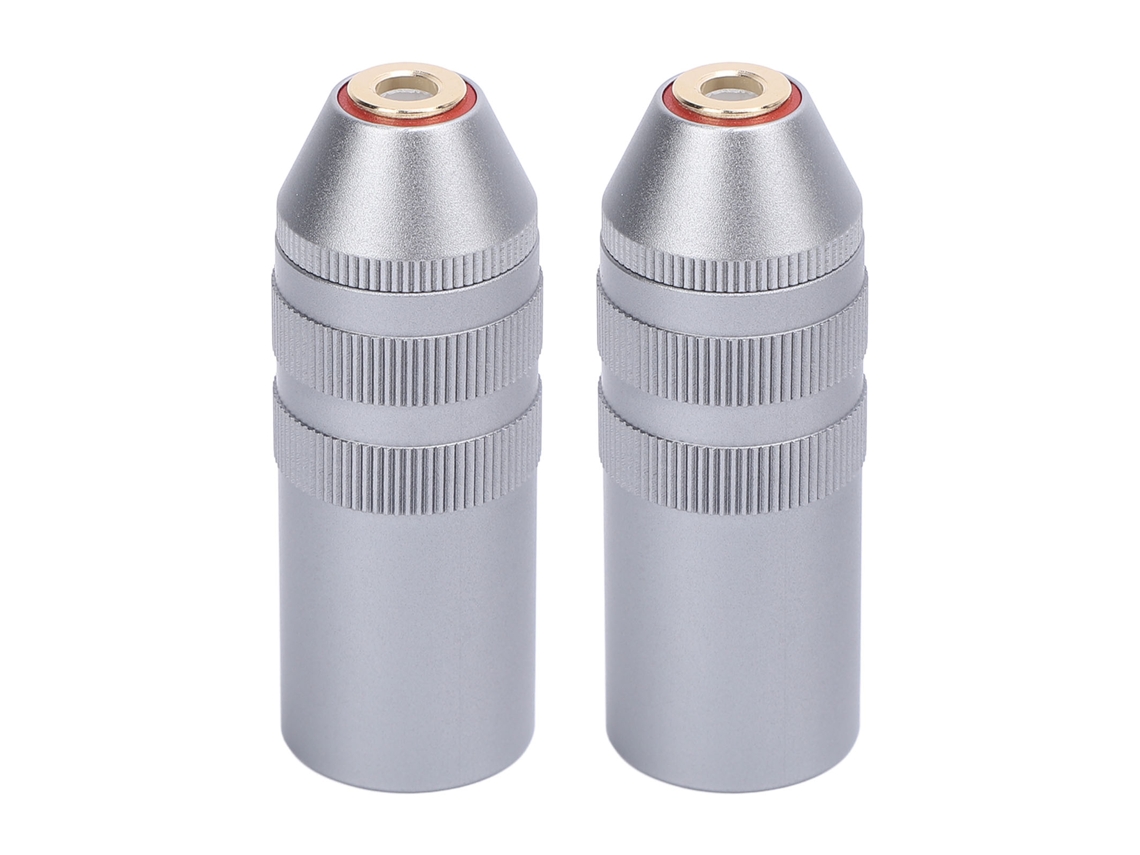 2 Adaptadores XLR Macho a Hembra de 4 pinos, para microfones, mixers e altifalantes