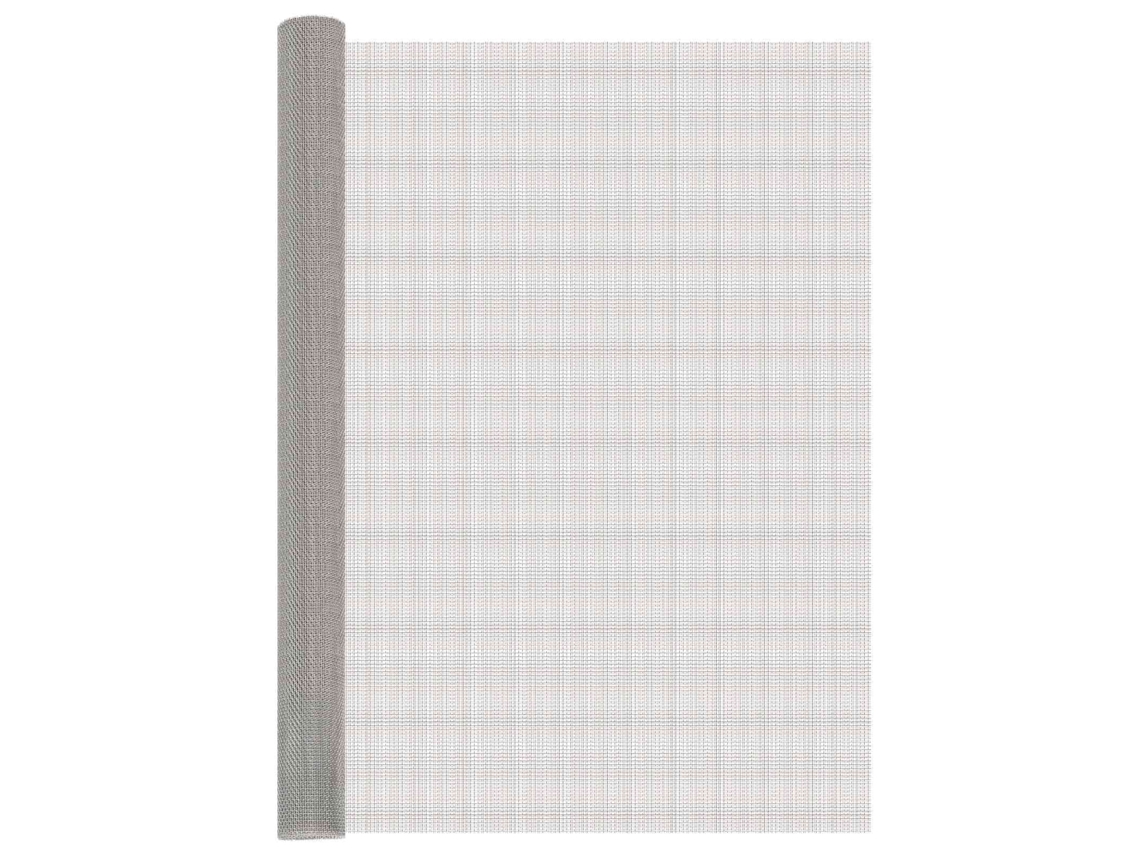 Vidaxl Tela De Malha 120 X 500 Cm 8 Mesh Aço Inoxidável 201 Prateado