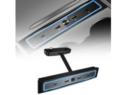 Hub Usb Para Tesla Model 3/y (2021-2023), Dock Multiportas Com 4