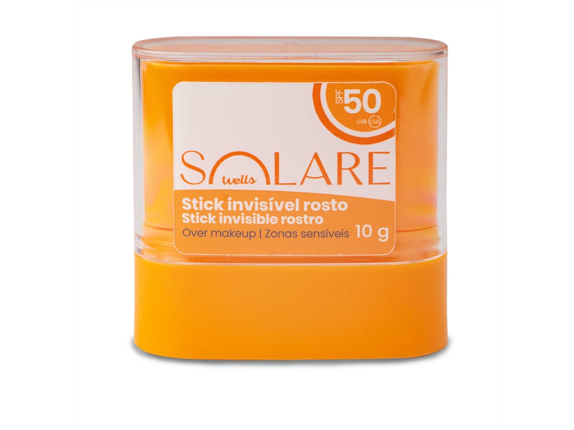 Stick Invisível Rosto Spf50 Solare Wells
