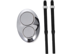 Botão De Pressão Em Abs Para Caixa Acoplada Oval, Design Simples E Elegante, Fácil De Pressionar