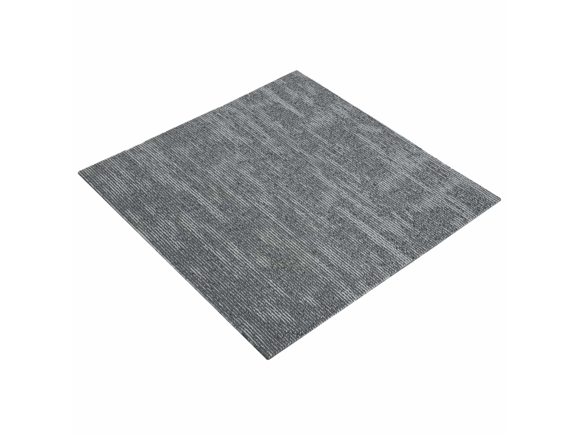 Vidaxl Azulejo De Carpete Cinzento Cimento 50 X 50 Cm 4 Pcs