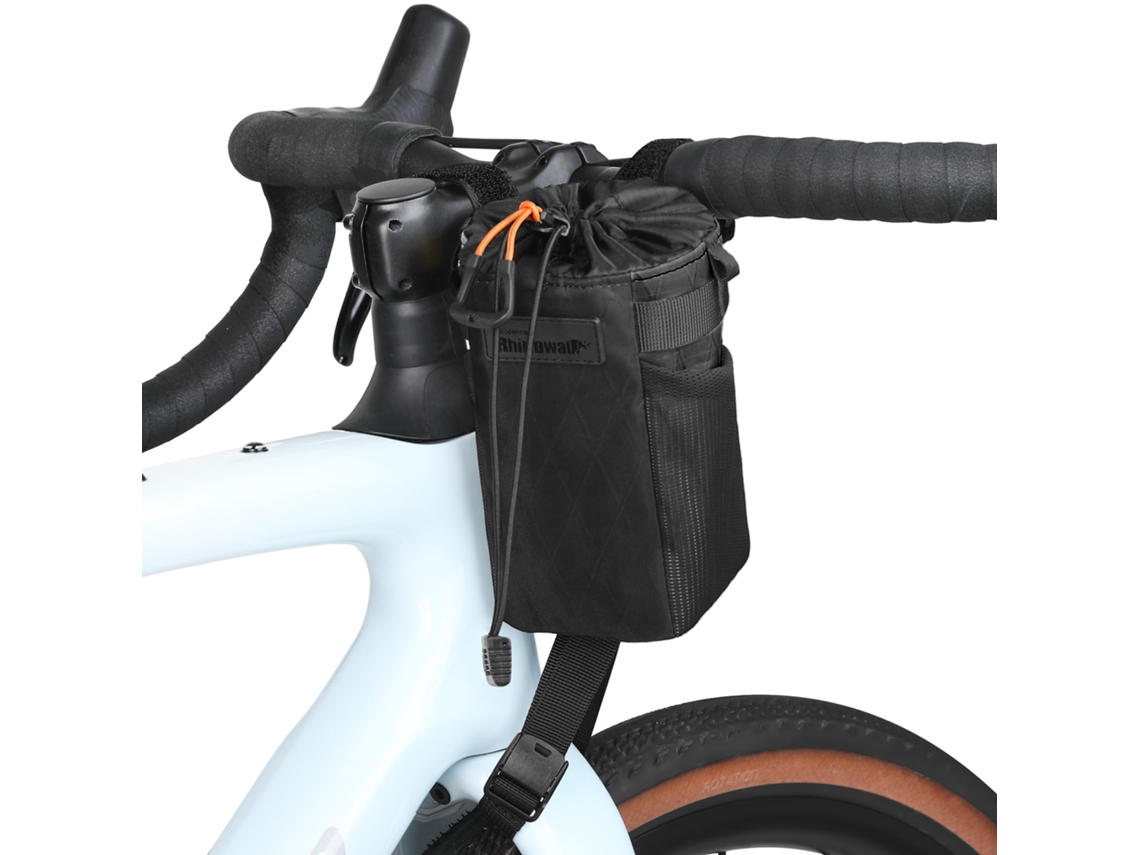 Bolsa Porta-garrafa De Água Para Bicicleta, Bolsa Para Lanche De Bicicleta, Bolsa Isolada Para Guidão, Acesso Com Uma Mão (preto)