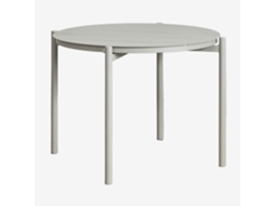 Mesa de Jardim SKLUM Retangular 160x90 cm em Aço e Madeira de Acácia Artus