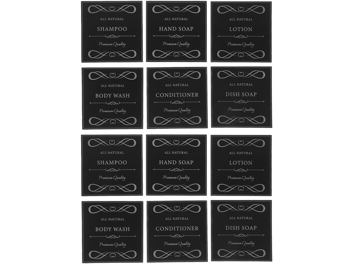 Suportes Autoadesivos Para Varão De Cortina De Chuveiro, 8 Peças, Suporte Transparente Para Varão De Cortina, Sem
