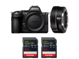 Z5 Ii + Ftz Ii + 2 Sandisk 64gb Extreme Pro Uhs ii Sdxc + Ebook “20 Dicas para Fotos Que Impressionam” NIKON