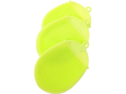 Lurelia Conjunto De 3 Escovas De Banho Para Bebé, Silicone Macio, Com Argola E Massagem Suave