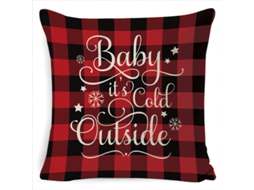 Conjunto de 4 Capas Almofada Natal 45 X Cm Móveis Domésticos Sofá de Linho Estilo Europeu, Ergonômico, Uso Diário STELASPLEN