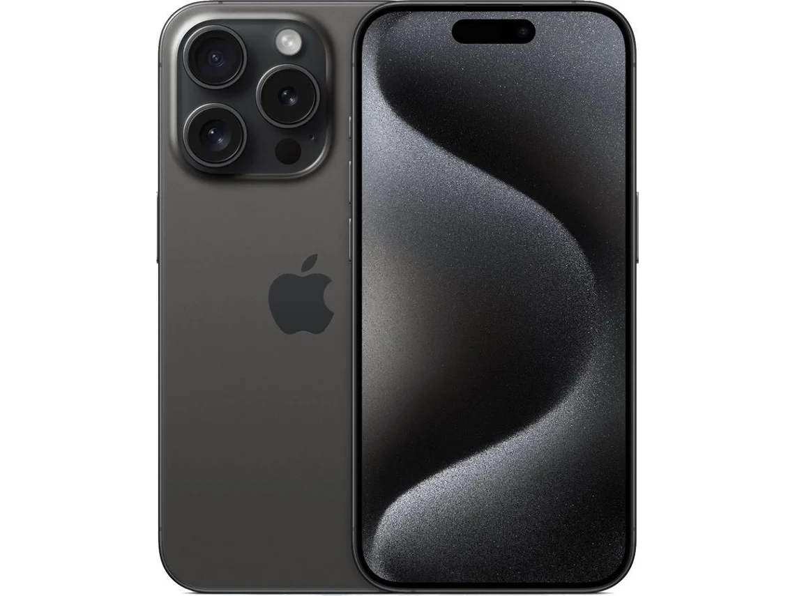 iPhone 15 Pro APPLE (Recondicionado Flippers Como Novo - 6.1'' - 128 GB - Preto)