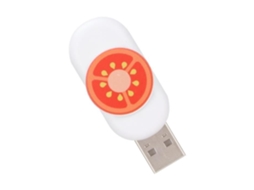 HURRISE Cartoon U Disk Cartoon U Disk Tomato Appearance Button Style Mini Flash Drive Computer Drive