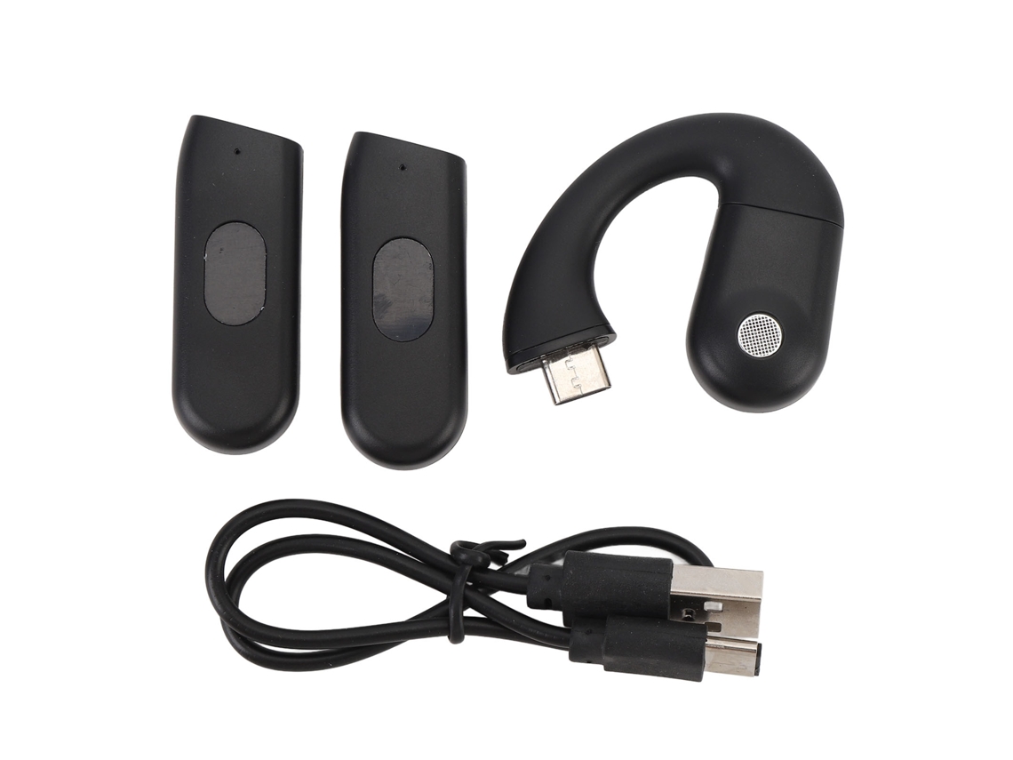 Fone de ouvido Bluetooth 5.5 condução óssea, cancelamento de ruído | S/MARCA