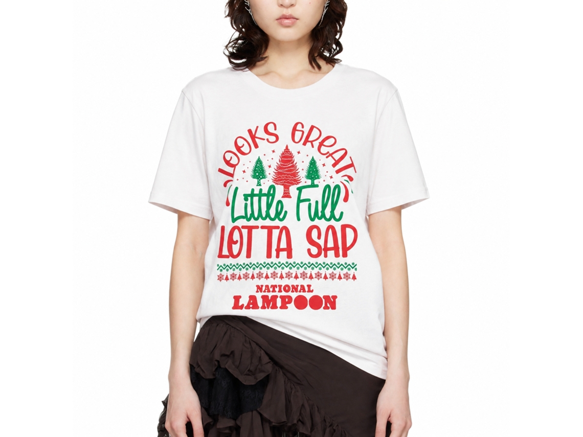 Rockinstone National Lampoon's Christmas Vacation Lotta Sap T-shirt Size:l