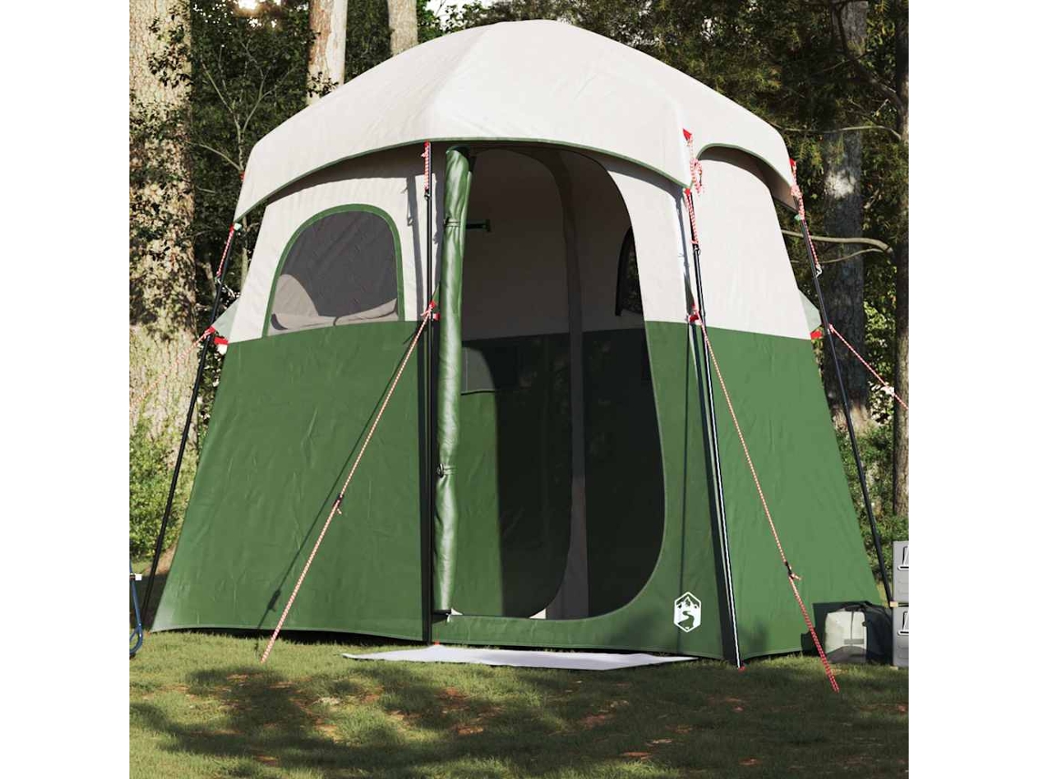 Vidaxl Tenda Para Duche Para 2 Pessoas Impermeável Verde