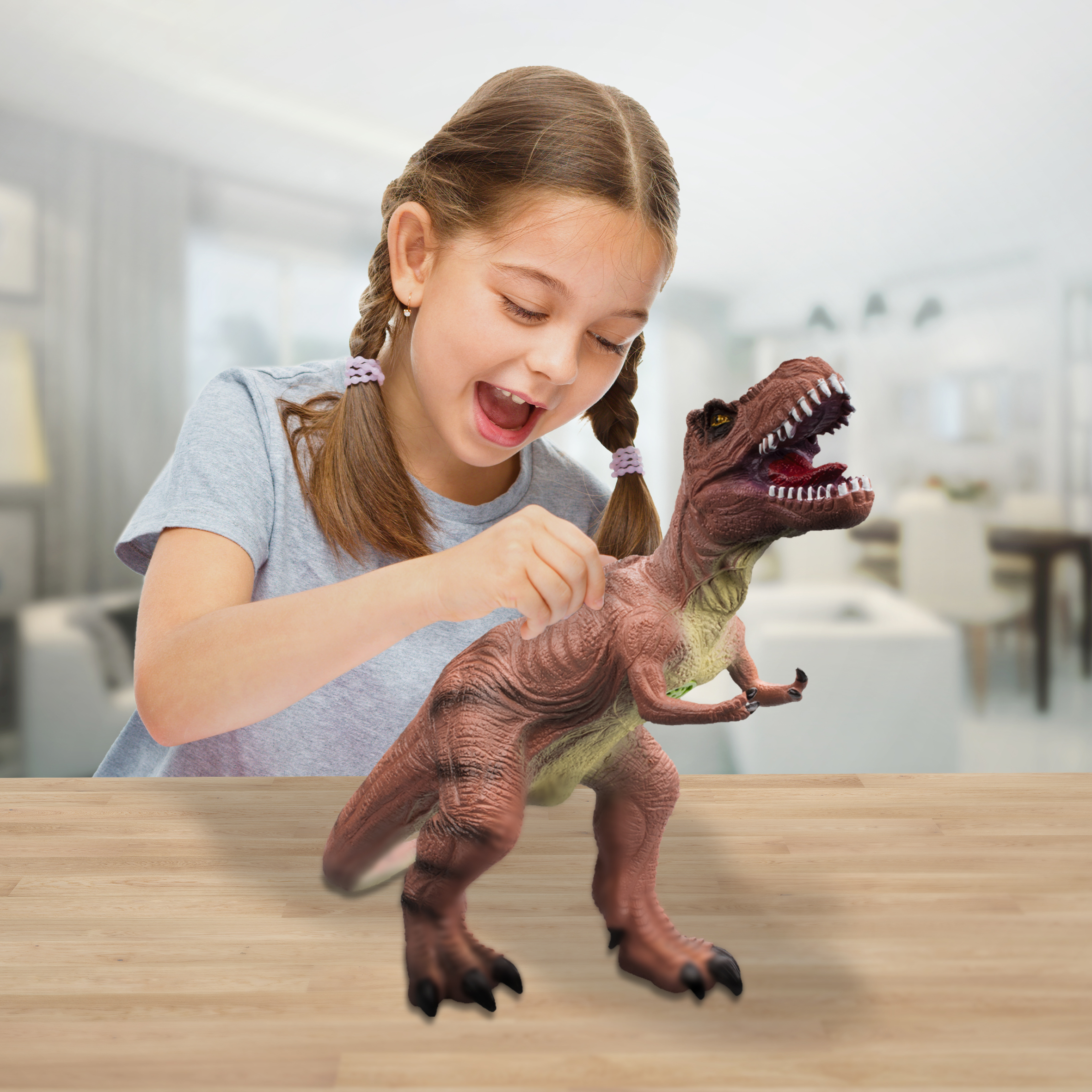 Boneco WILD PREDATORS Dinossauro T-Rex (3 anos - 37x12x30,5 cm