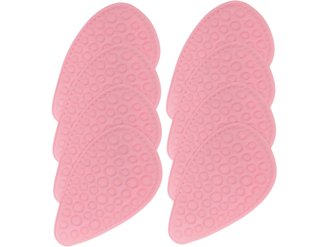 Sherchpry 4-pares De Palmilhas Femininas Reutilizáveis Para Calcanhar E Parte Frontal Do Pé, Antiderrapantes, Para
