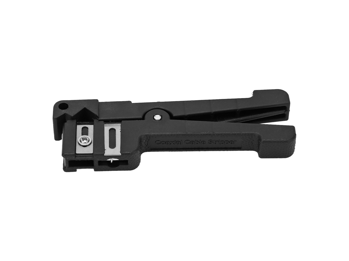 Ferramenta Manual De Descasque De Cabo Coaxial E Fibra Óptica Para Fios 4.8‑7.9mm Preta
