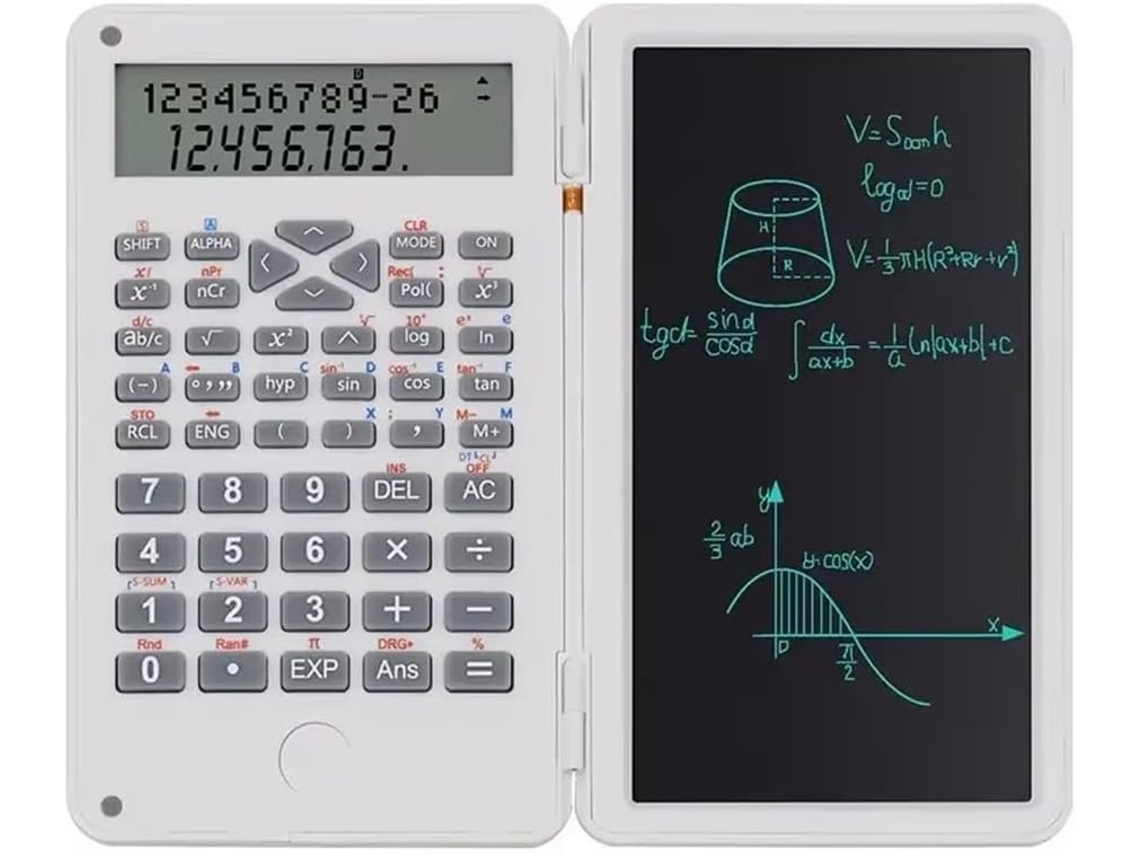 Calculadora Com Tela De Escrita Lcd, Com Prancheta, Para Escritório