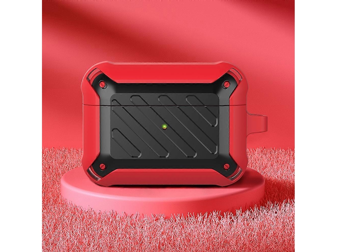 Capa protetora de silicone resistente a impactos com estampa Abelha para fones de ouvido sem fio AirPods Pro GIECY (azul)
