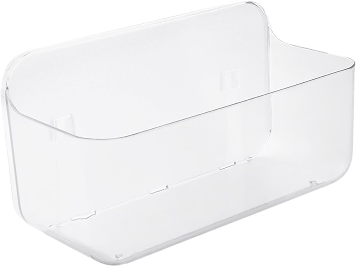 Organizador De Parede Para Banheiro, Prateleira Transparente Para Guardar Diversos Itens E Otimizar O Espaço No Banheiro