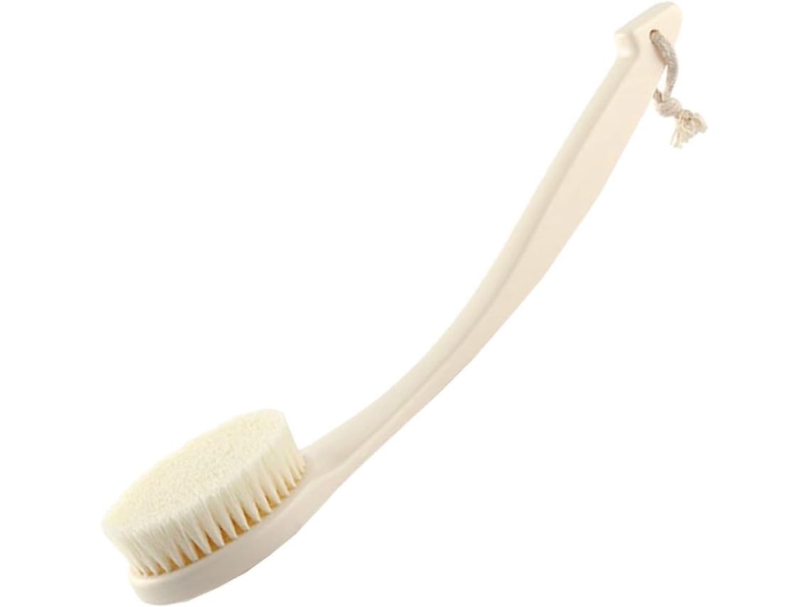 Escova De Banho Esfoliante Com Cabo Longo Gatuida, Ferramenta De Limpeza Corporal, Acessório De Banho Prático