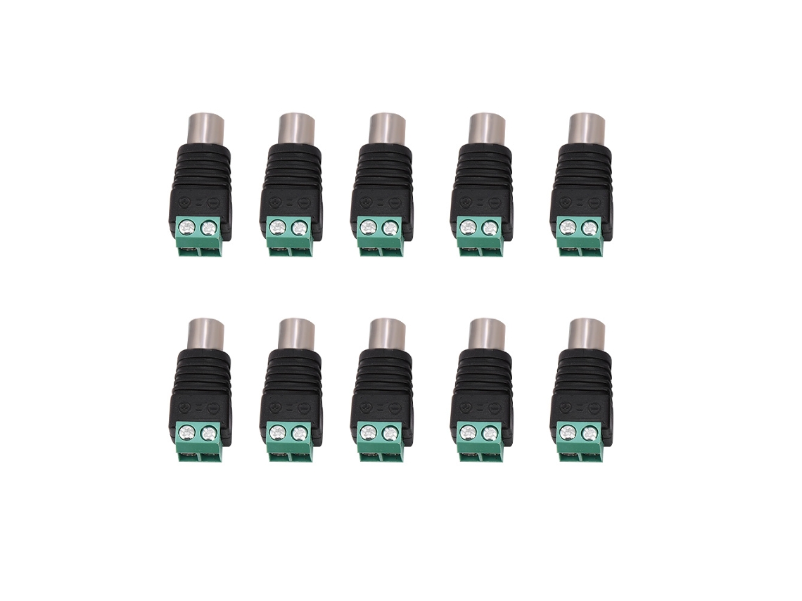 Conector Bnc Macho Mola Aparafusado Câmera Cctv Rg59