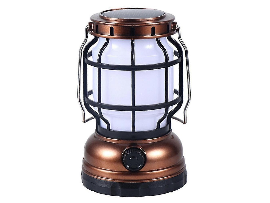 Lanterna Solar Para Acampamento, Lanterna Led Para Acampamento Com Banco De Energia De Emergência Piscante E Luz Suspensa ( Olysi Shop