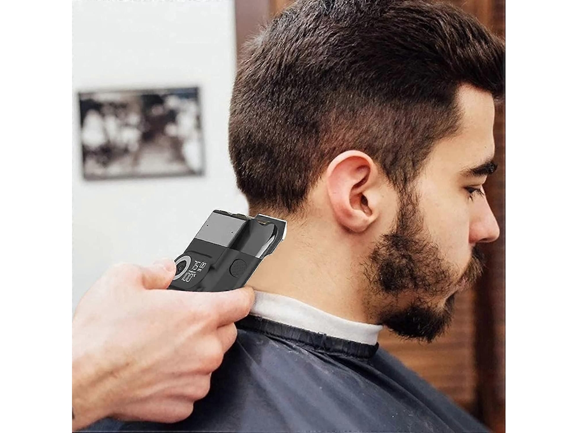 Barbeador De Cabeça Fong Para Homens Carecas, Barbeador Elétrico 2 Em 1 Para Homens, Clippers Planejado De 3 Velocidades Para Homens, Barbear De