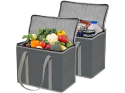 Sacos de Compras Reutilizáveis ​​dobráveis, Saco Refrigerador Estoque Isolado, Grande Gelo GOKOCO