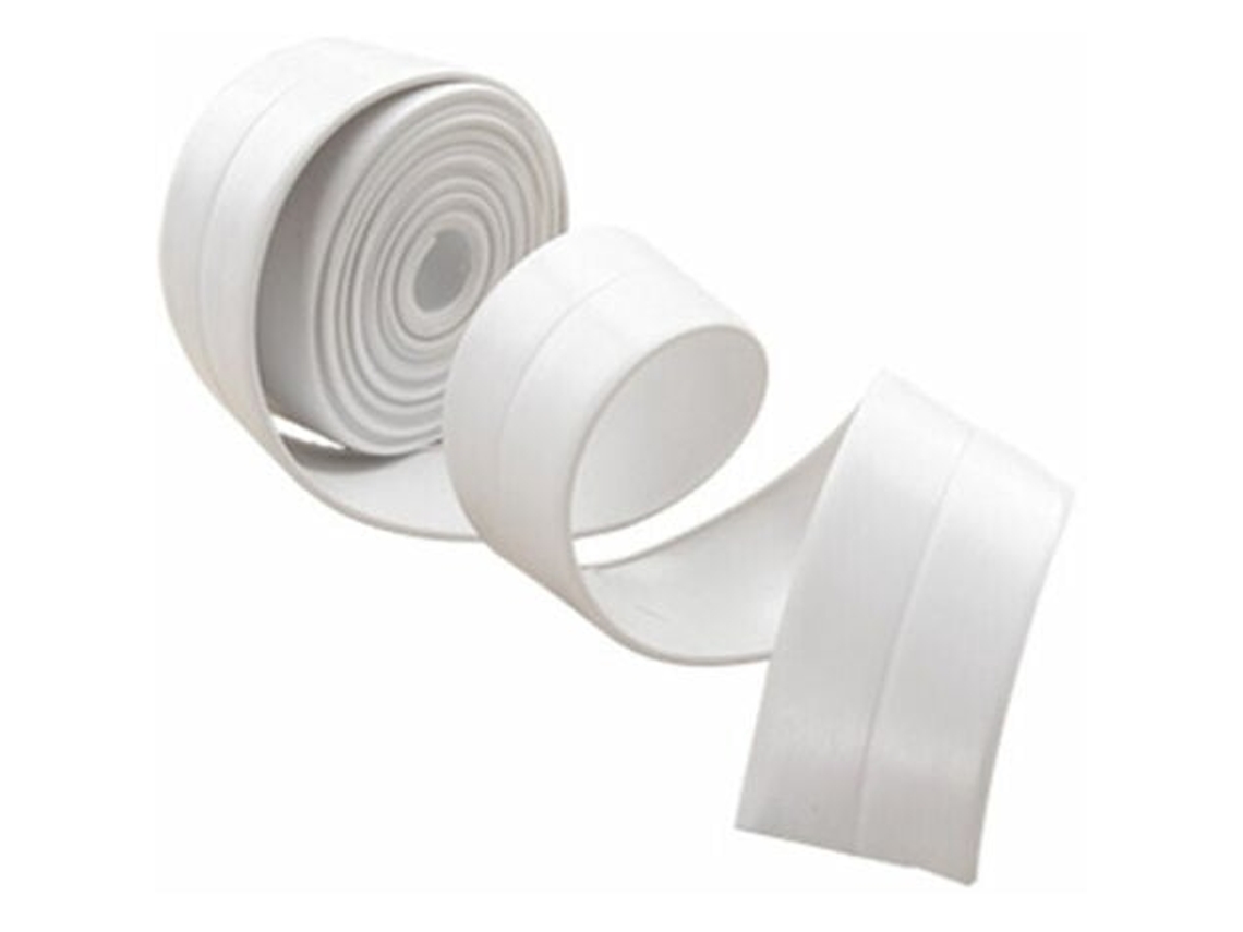 Fita De Vedação Para Chuveiro 320x3,8 Cm, Fita Adesiva Para Canto De Cozinha, Fita Adesiva De Silicone Branca Para Banheiro E Banheira Pe Aquaforge