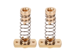 2 Porcas De Mola Do Eixo Z Cr10, Porcas De Latão T8 Anti, Folga Para Eliminar Folgas Em Impressoras 3d, Ender 3, Ender 3s, Ender 3 Pro V2, Cr