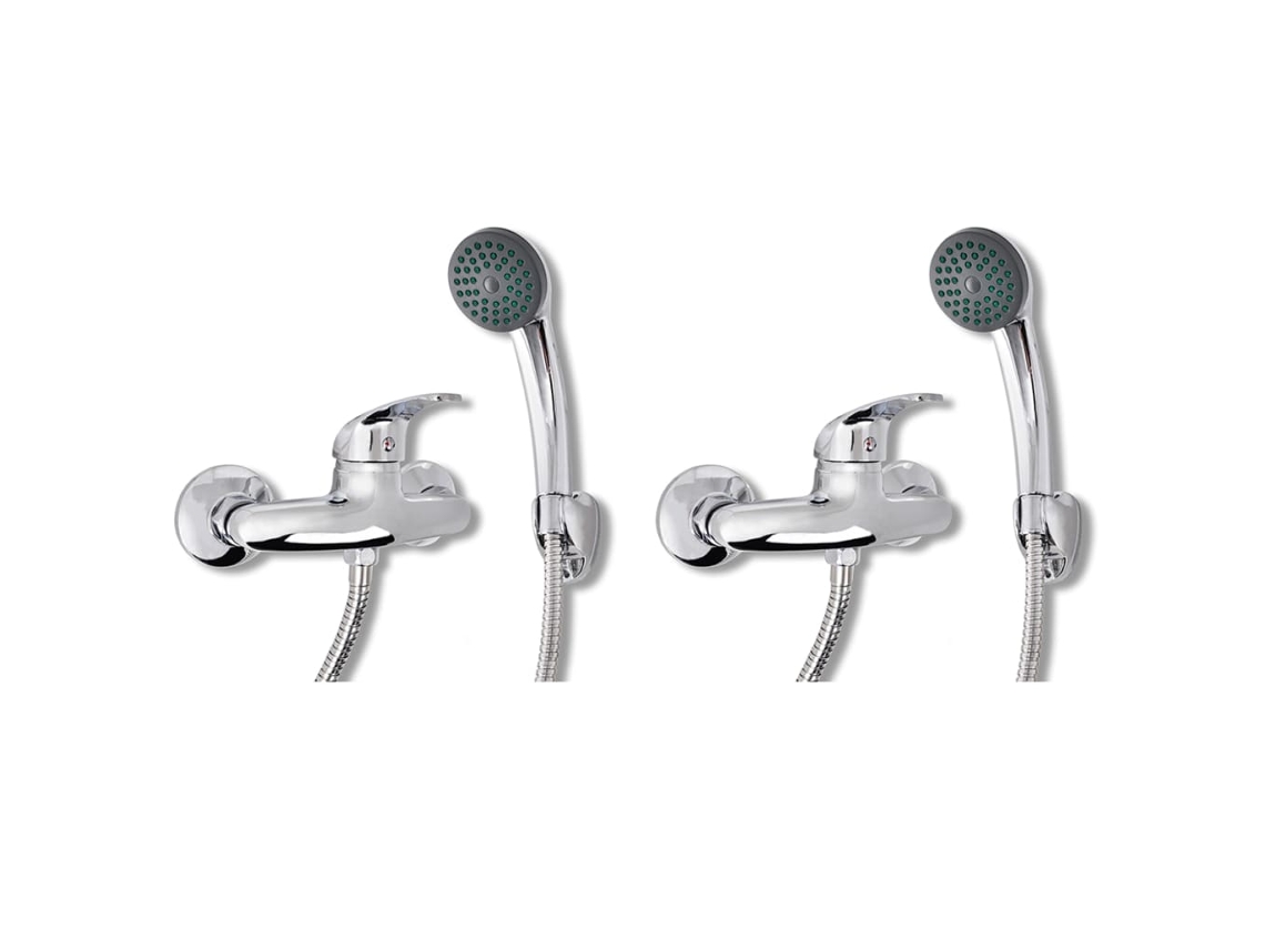 Vidaxl Chuveiros Misturadores 2 Pcs