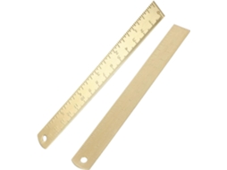 Balacoo Réguas 2em Latão Dourado Com Sistema Métrico Portátil E Design Marcadores Multifuncionais e Elegantes Para